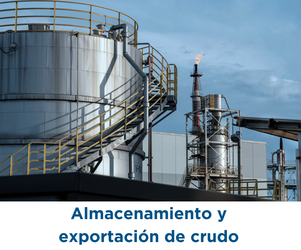 Almacenamiento y exportación de crudo - IYCSA