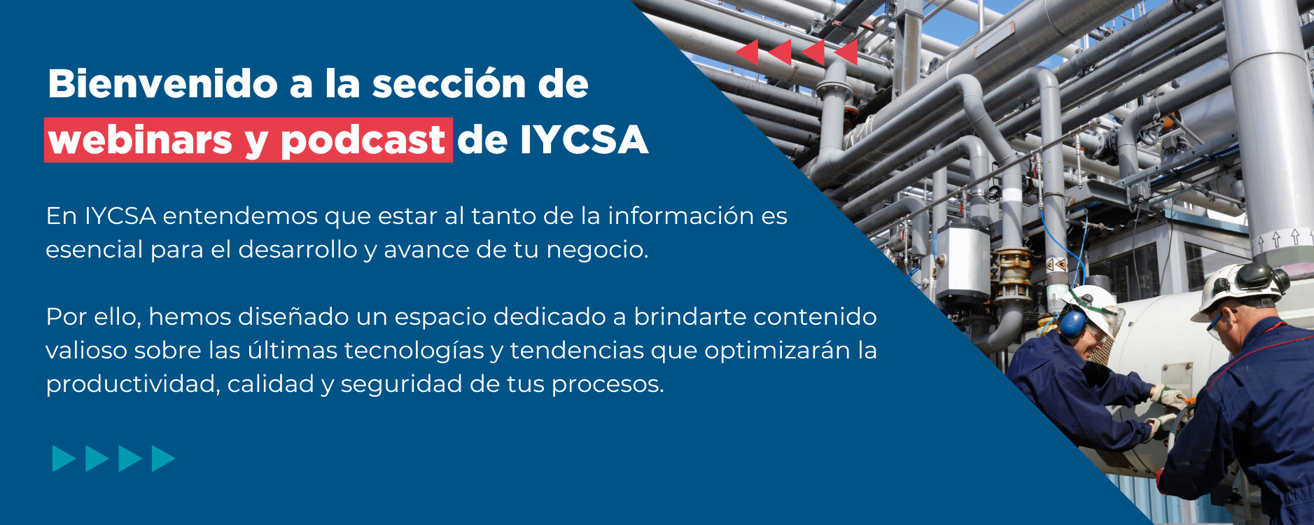 Banner webinars + podcast